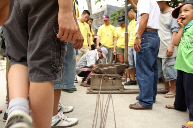 IMG_5327 Measuring and cutting rebar