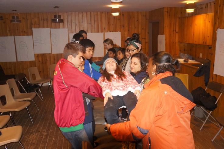 Students learn that they must use different strategies to complete a common goal 