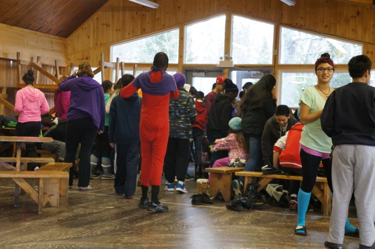 Students headed out to tackle another day!