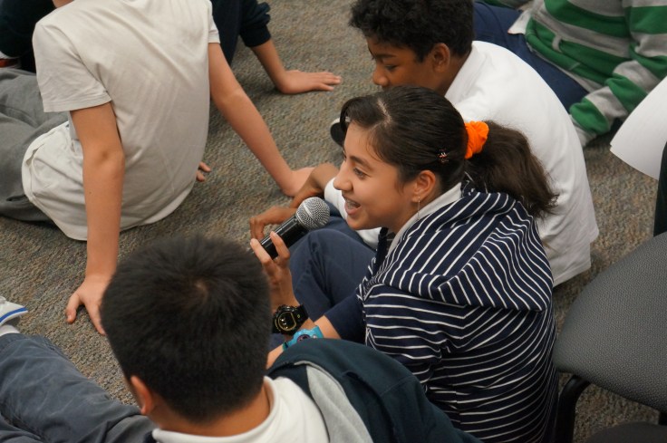 Student leaders share ways they can spread love by putting their faith in action.