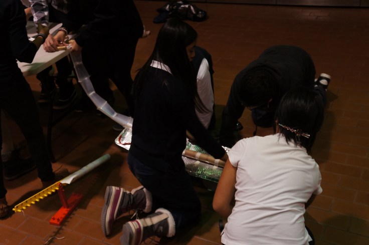 Do YOU remember December's challenge? It was to construct a Rube Goldberg machine!