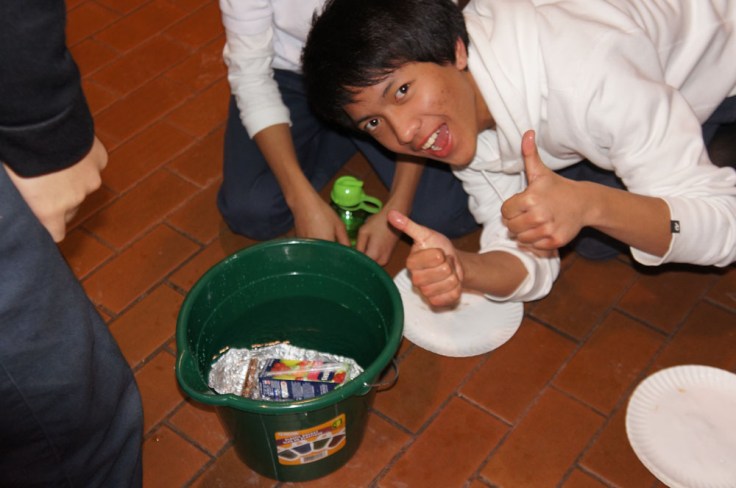 Level 2 - One juice box and one roll of pennies.