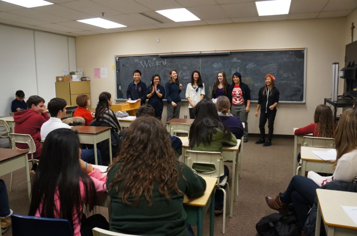 The Philippines Group presenting their theme as they will be hosting the first weekend of Camp Olympia.