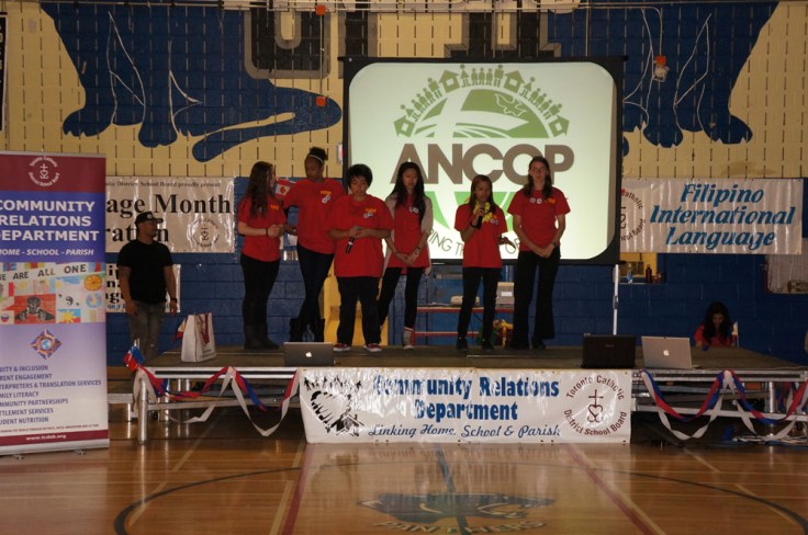 The students who went to the Philippines in December of 2012-13 to build houses shared their experiences with everyone at the event and recruited more people to get involved next year.