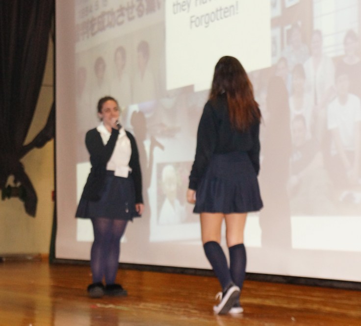 During lunch, there was an impromptu talent show.