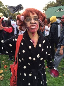 You don't want to mess with this zombie! You woke her up from her beauty sleep!