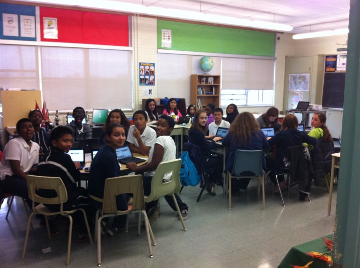 St. Barbara leaders gathering for the E-CSLIT online meeting!