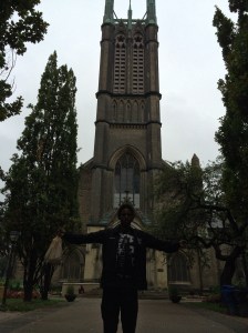 During the street patrol Simeon stopped for a quick pic :D