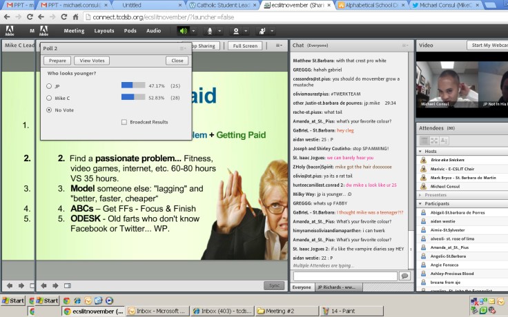 There was a poll asking Who do you think is younger? Mike or Jp? And E-CSLIT voted that Mike is younger! Do you agree?