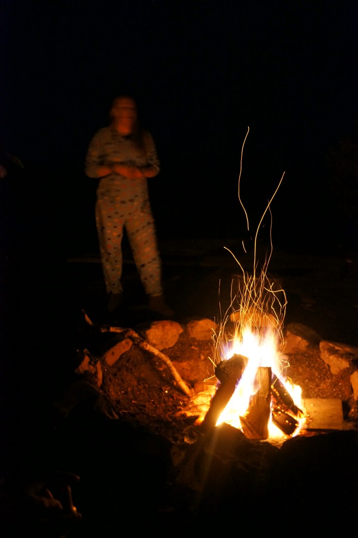 A big thank you to everyone who helped set up the fire on the last night!