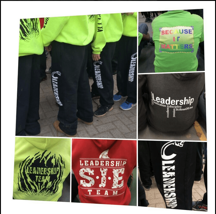 Look at how these @TCDSB schools rep their school. Congrats to St. Conrad for winning best Spirit Wear 