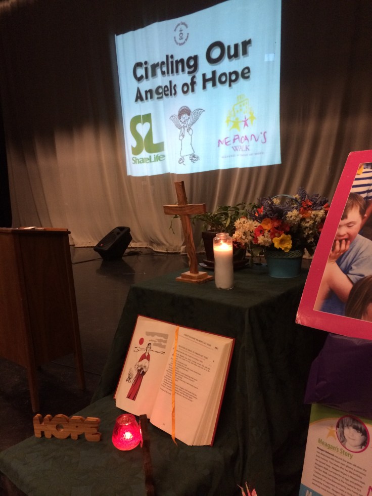 Showing our faith with our amazing prayer table! 