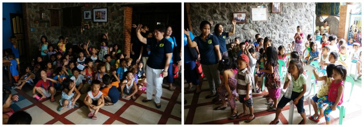 When we came in they all started to wave "hi"