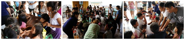 We mingle with the kids and get to know them