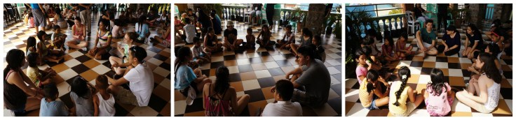 We learn each other's name