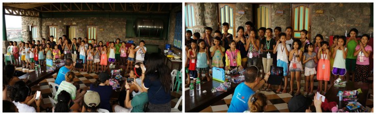 The chorus of the song when translated means, "Your the best present we got this Christmas" It brought many of us to tears. 