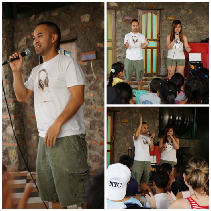 Michael introduces our group and test our level of focus with a clapping activity