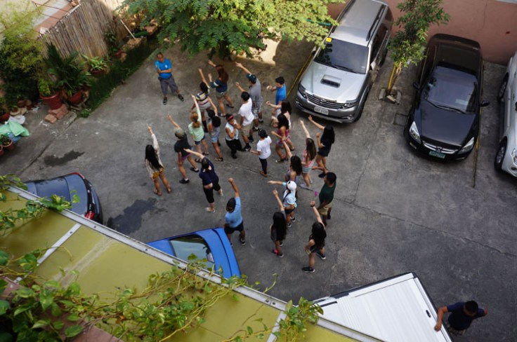 "I guess I should be facing the other way"